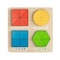 Flash Furniture Bright Beginnings Commercial Natural Birch Plywood STEM Geometric Shape Building Puzzle Board MK-MK08763-GG - alternate 8